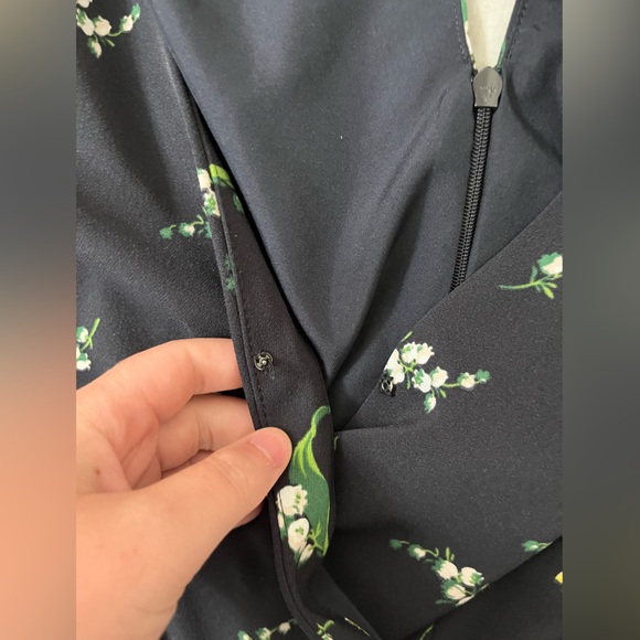 Ann Taylor Black Floral Jumpsuit - Picture 3 of 4